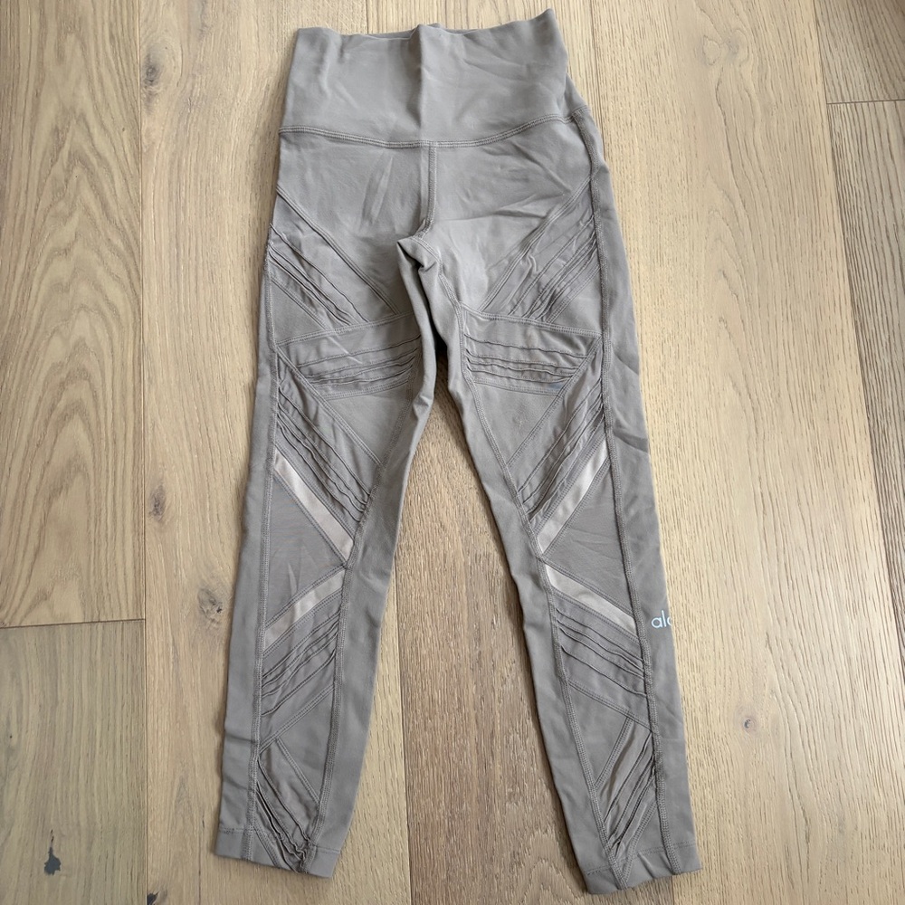Alo mesh cutout moto leggings xs